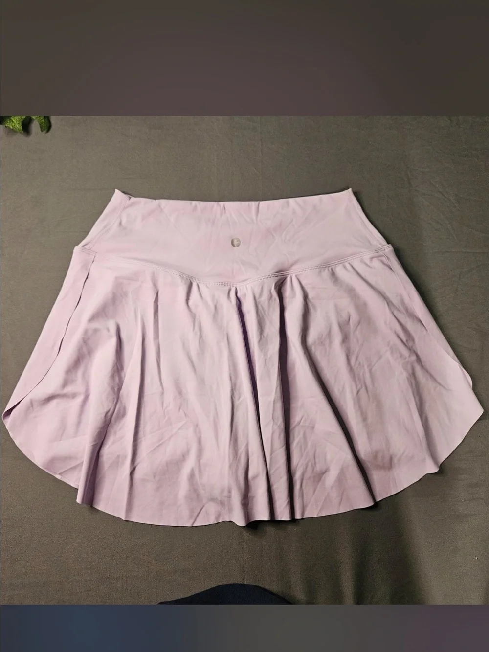 HALARA Light Pink Skater Skirt with High Waist